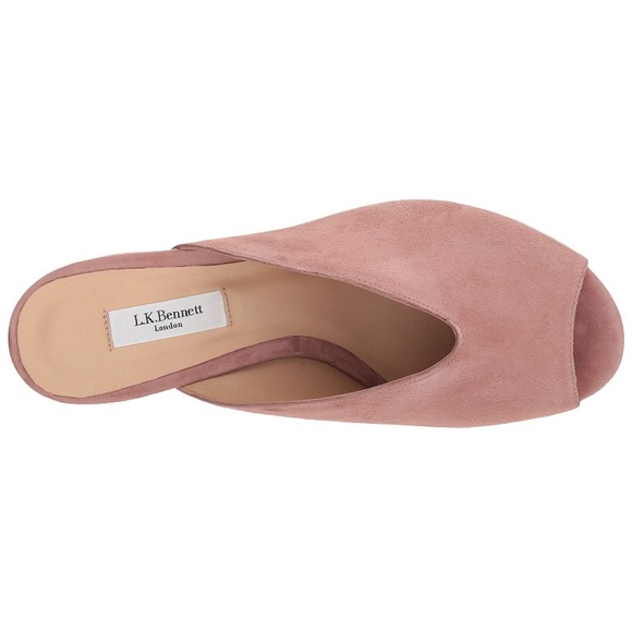 L.K. Bennett Jagoda Block Heel Sandal Slip On - Picture 5 of 5